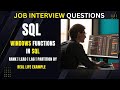 SQL Window Function | How to write SQL Query using RANK, DENSE RANK, LEAD/LAG | SQL Queries Tutorial