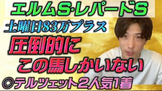 【エルムS•レパードS最終結論】土曜日83万プラス‼️奇跡の予想炸裂‼️重賞はこの馬達で間違いない🫵