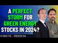 A perfect storm for green energy stocks in 2024?