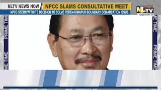 NPCC TERMS MEETING BETWEEN NAGALAND GOVT AND TRIBAL HOHOS A ‘SHAM EXERCISE’