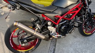 SV650A アサヒナレーシング＆SP忠男パワーボックスパイプ