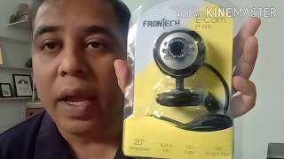 How to install Webcam on PC or laptop/ Review and installation of frontech webcam