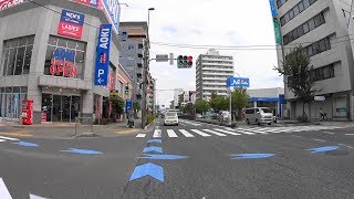 【自転車車載】足立区島根～国道4号日光街道～毛長川橋前交差点(2018/06/17)