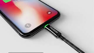 MCDODO 18W 2A PD Fast Auto Disconnect Quick Charger USB Cable For iPhone XS Max XR X 8 7 Plus