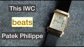 This 1940s IWC Defeated Its Patek Twin. 【IWC Top Hat VS. Patek Philippe Ref. 1450】