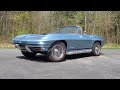 1967 Chevrolet Corvette 327 CI engine 4 Speed in Blue & Ride on My Car Story with Lou Costabile