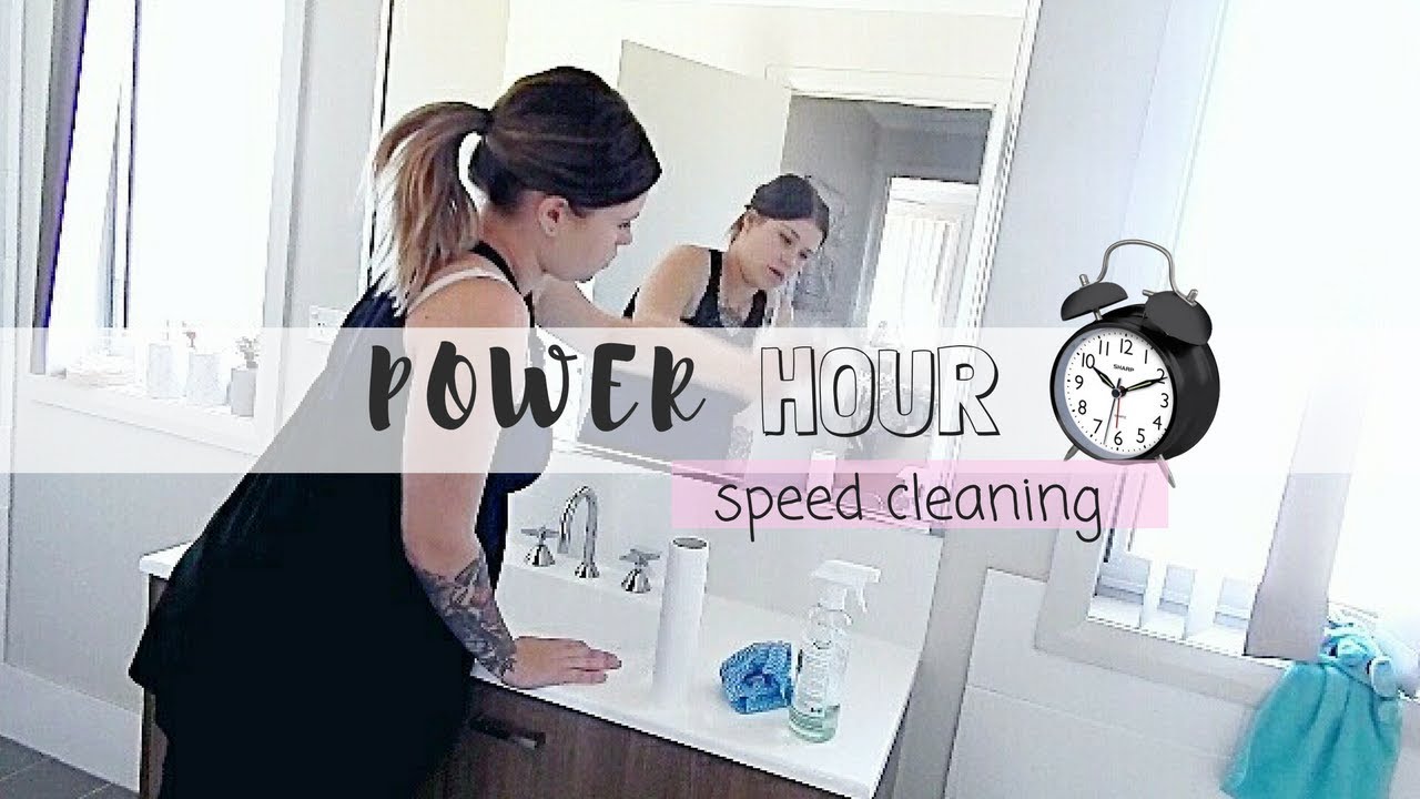 Power Hour Cleaning Speed Cleaning My House Youtube