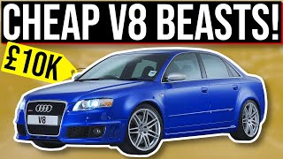 10 CHEAP Cars With INSANE V8 Engines! (Under £10,000)