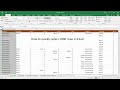 how to quickly select 1000 rows in excel