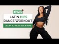 12 MIN LATIN DANCE CARDIO Workout to burn Fat - Sculpt Your Hips & Lose Weight Fast! | Kaji Pm