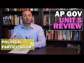 AP Gov Unit 5 Review