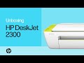 Unbox & Set Up HP DeskJet 1200, 2130, Ink Advantage 1200, 2300 All-in-One Printers | HP Support