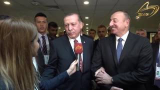 İKİ LİDER İLHAM ALİYEV VE RECEP TAYYİP ERDOGAN-Erdoğan - Aliyev samimiyeti