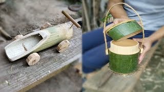 12 Creative handcraft use bamboo & wood make amazing tools, items