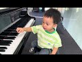 young boy playing piano shorts shortsvideo babyboy funyvideo