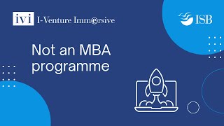 ivi: Not an MBA programme