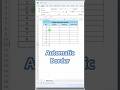 Excel Borders Made EASY with Conditional Formatting