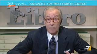 Feltri, gay pride: 'Quali diritti minacciati, Milano è un vivaio di finocchi, li chiamo ricchioni'