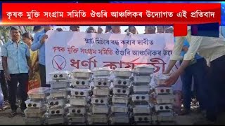 স্মাৰ্ট মিটাৰৰ বিৰুদ্ধে  অভিনৱ প্ৰতিবাদ #protest #smartmeter #anews24x7