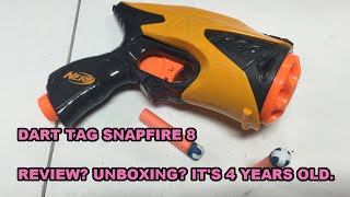 DART TAG SNAPFIRE 8 - An unboxing way too late (still better than the Hammershot) | Walcom S7