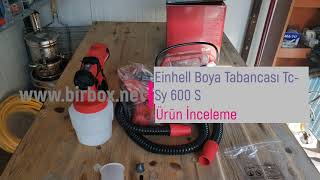 Einhell Boya Tabancası Tc Sy 600 S İnceleme - Kutu Açılımı ve Uygulama