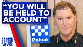 Top cop issues misconduct warning to Victorian police | 9 News Australia