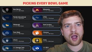 Picking Every 2025 Bowl Game