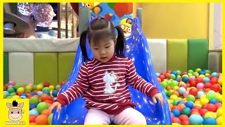 Indoor Playground Learn Colors Rainbow Family Kids Fun for Play Slide Colors Ball | MariAndKids Toys