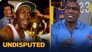 Skip and Shannon react to LeBron's tweet of seeing MJ hold his first NBA trophy | NBA | UNDISPUTED