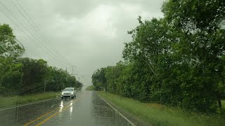 Driving in Rain for Sleeping "Real Footage" Rain Noise Highway, Neighborhoods and Random Roads
