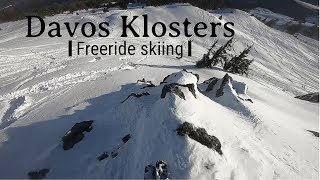 Freeride skiing in Davos Klosters 2019 - Early season dump