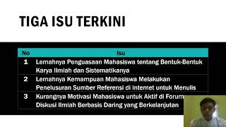 Analisis Isu Strategis dengan Pendekatan APKL dan USG