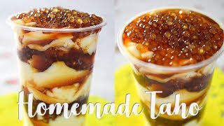 Easy Taho made of Gelatin and Cornstarch  | ANG SARAP GRABE