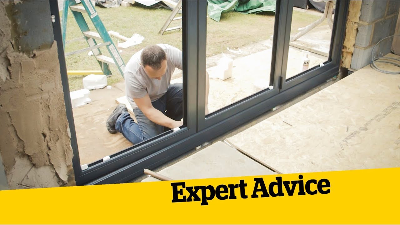 How To Install BiFold Doors: How To Build An Extension (12) - YouTube