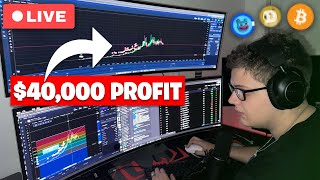 I Made $40,000 in 45 Minutes LIVE Trading Memecoins