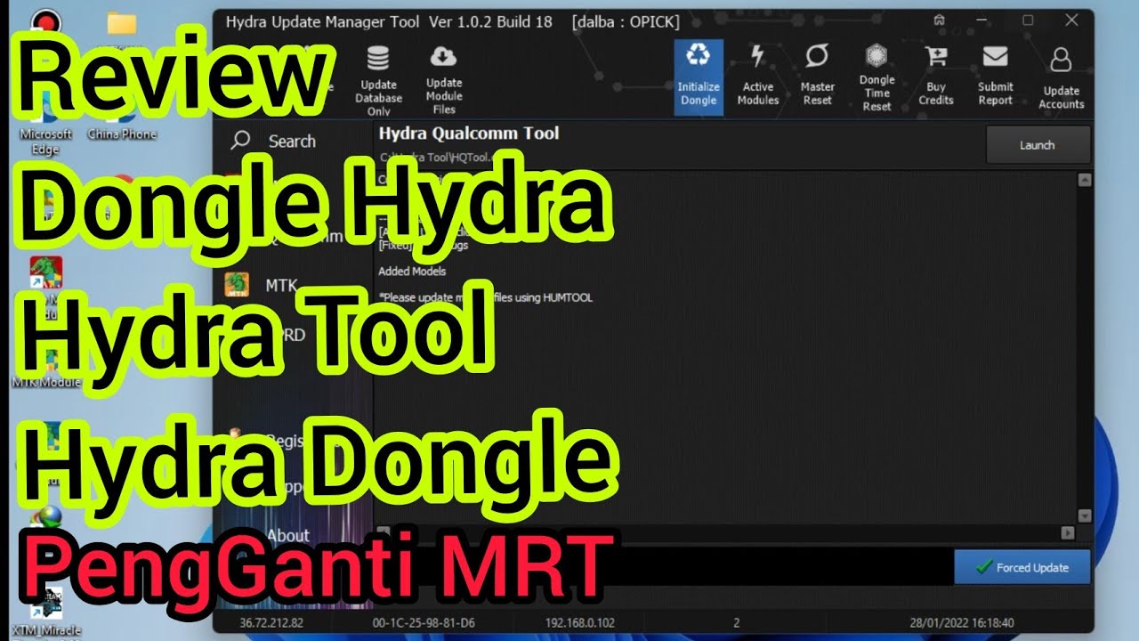 Review Dongle Hydra Tool - YouTube