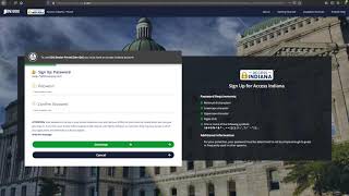 ADSD – Login using the new Access Indiana platform