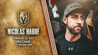 Nicolas Hague Pregame 2/27: Cleaning Up The Little Details Of Our Game