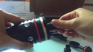 Archon DM20II Diving Video Torch Light Test