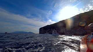 義大利卡布里島藍洞1/12等候進洞 Waiting to enter the Blue Grotto, Capri (Italy )