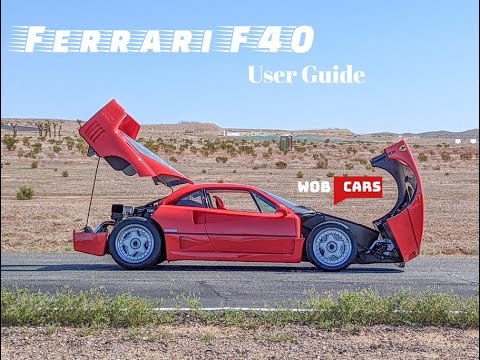 Ferrari F40 User Guide - YouTube