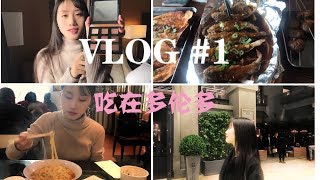 【Toronto vlog 1】人生第一支VLOG在多伦多美食+逛街/锦州烧烤/Yorkdale shopping mall/大统华T\u0026T/太古广场/面包糕点