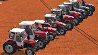 ALL MASSEY FERGUSON TRACTORS | FARM 2017🚜🚜🚜