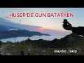 huser de gün batarken.rize turkey rize huser ₺yayla sunset gunbatimi karadeniz turkiye