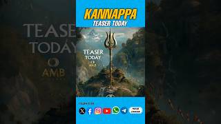 #kannappa  Teaser on Today #manchuvishnu #prabhas #nayanthara #manchumanoj #moviecancer #shortvideo