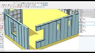 Prefab Home Assembly SketchUp Video - B.PUBLIC Prefab