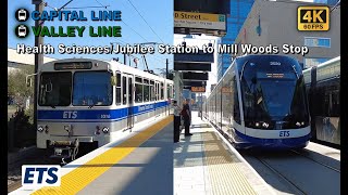 Edmonton LRT POV Walk: Health Sciences/Jubilee Station to Mill Woods Stop Via Churchill Station