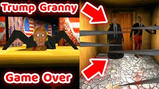 Trump Granny Chapter 2 All Game Over Scenes