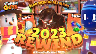 Semua Map 2023 Stumble Guys Rewind! War Skin & Emoticon! #StumbleRewind2023