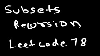 Subsets | Leetcode 78 | Recursive Approach | JAVA